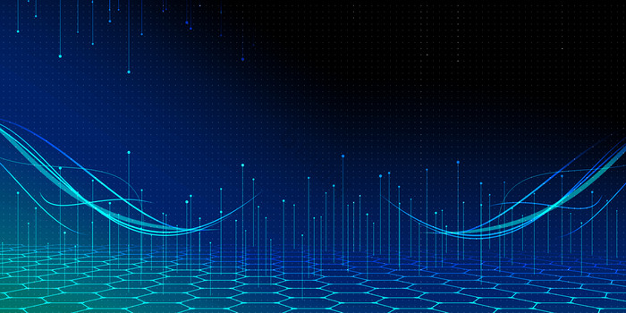 科技线条大数据智能互联网图片