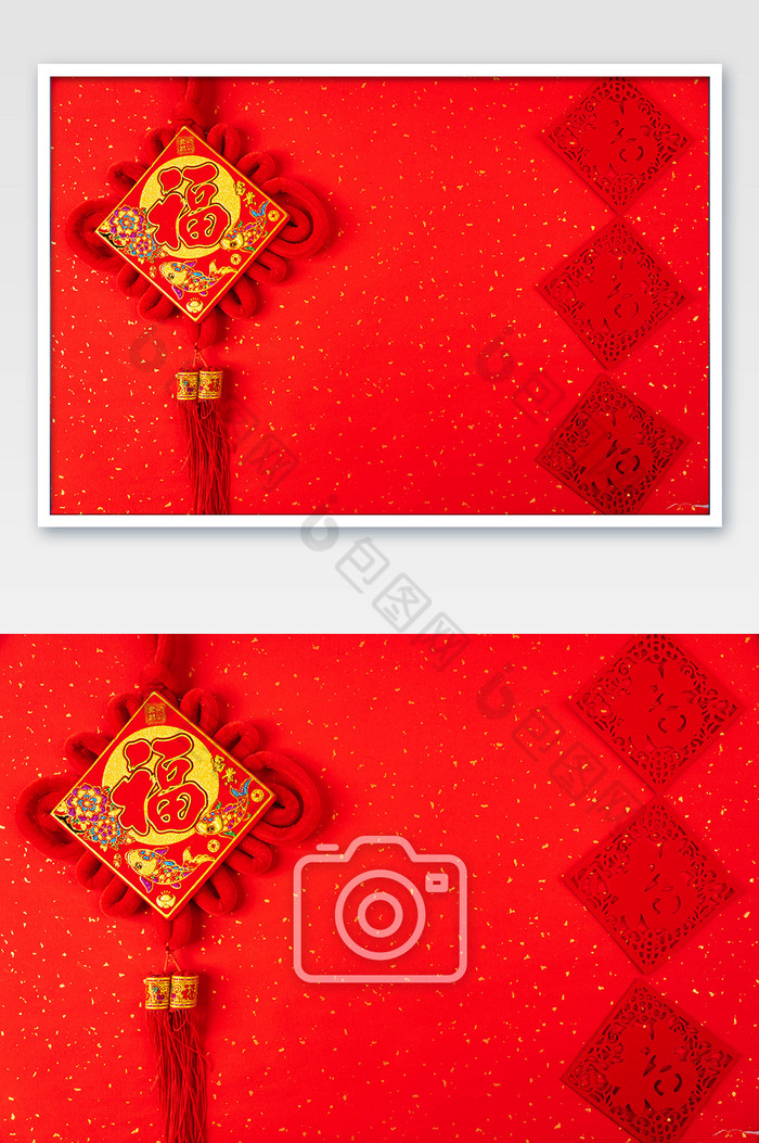 新年福字中国结挂饰图片图片