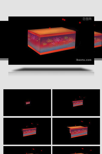 易用写实新年春节鞭炮一箱烟花mg动画图片