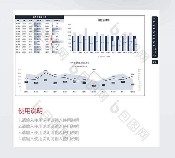 自动化新年业绩目标规划系统