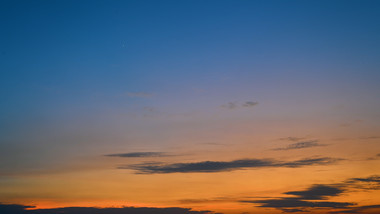 天空夕阳日落云景变化延时实拍视频