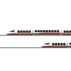 卡通动车火车交通工具动图GIF