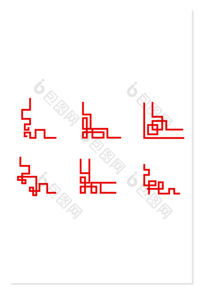 中国风古风边框花纹