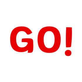 红色卡通go表情包gif图