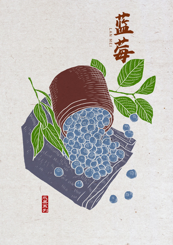 水果蓝莓蓝莓蓝莓插图图片