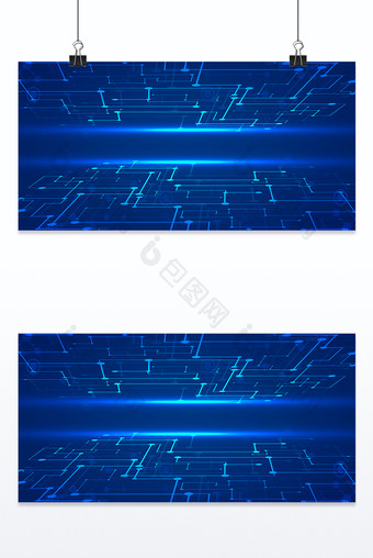 蓝色科技质感线条大数据互联网背景图片