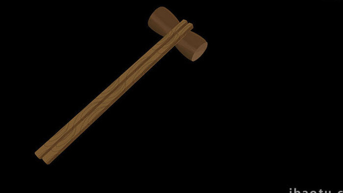 易用卡通mg动画元宵节筷子架上的木纹筷子