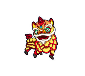 舞狮灯笼图片-舞狮灯笼图片模板