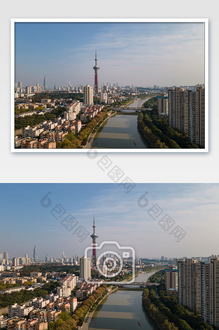 城市建筑航拍江苏南京广播电视塔摄影图片图片