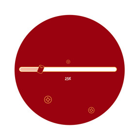 红色喜庆新年进度条红包动图gif