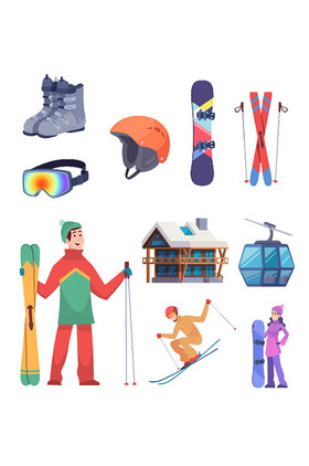 冰雪运动滑雪装备冰雪运动滑雪图片