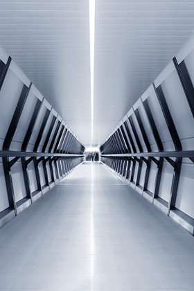 科技空间延伸未来感