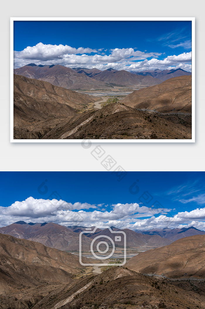 自然风光西藏雅江河谷摄影图片