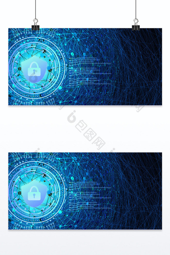 科技网络安全科技锁图片图片