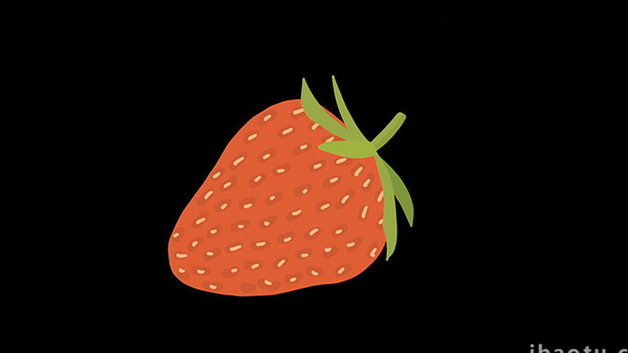 易用卡通类mg动画食物类水果类草莓