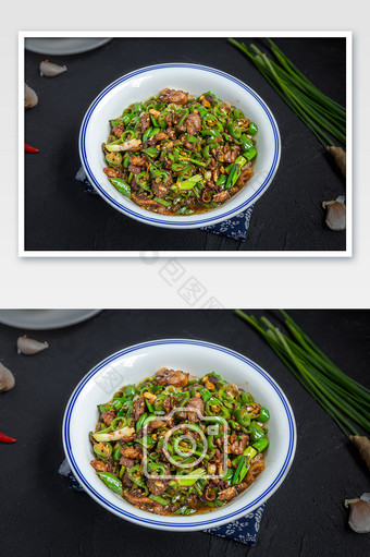 辣椒猪头肉特色湘菜二月美食图片
