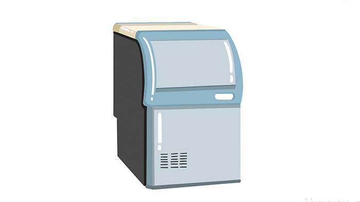 易用mg写实类机械设备家用制冰机