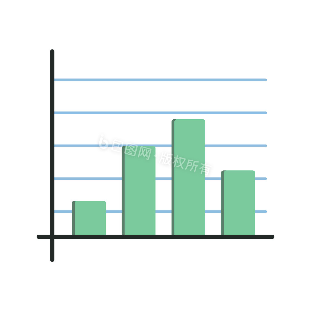 数据分析图表柱状图动图GIF图片