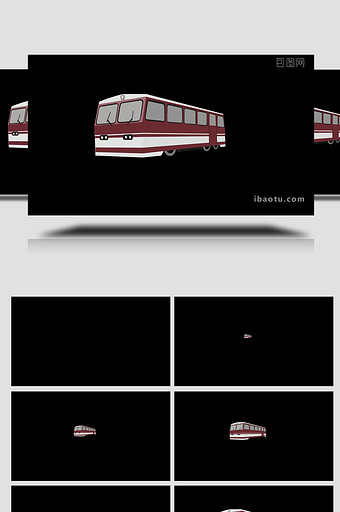 易用卡通类mg动画交通工具类轨道车图片