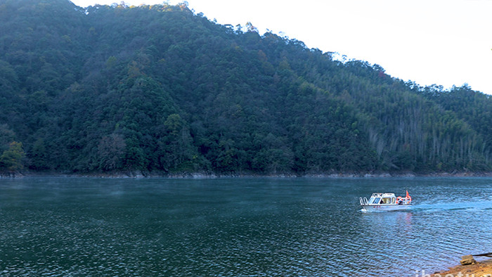 自然风光4k太平湖游艇