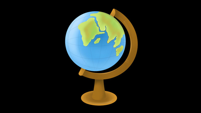 易用写实mg动画办公用品类地球仪