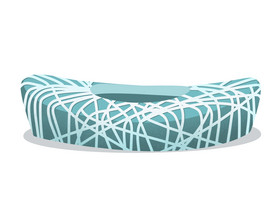 冬奥风光鸟巢插画