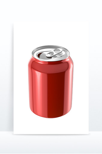 3D元素可乐罐装饮料快乐水C4D模型图片