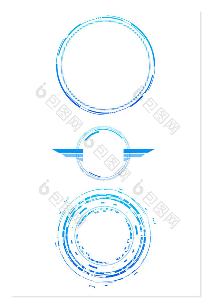 科技元素 | 科技边框素材 科技边框素材