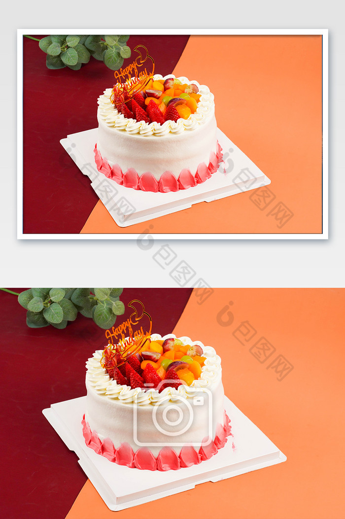 美味水果蛋糕生日蛋糕图片图片