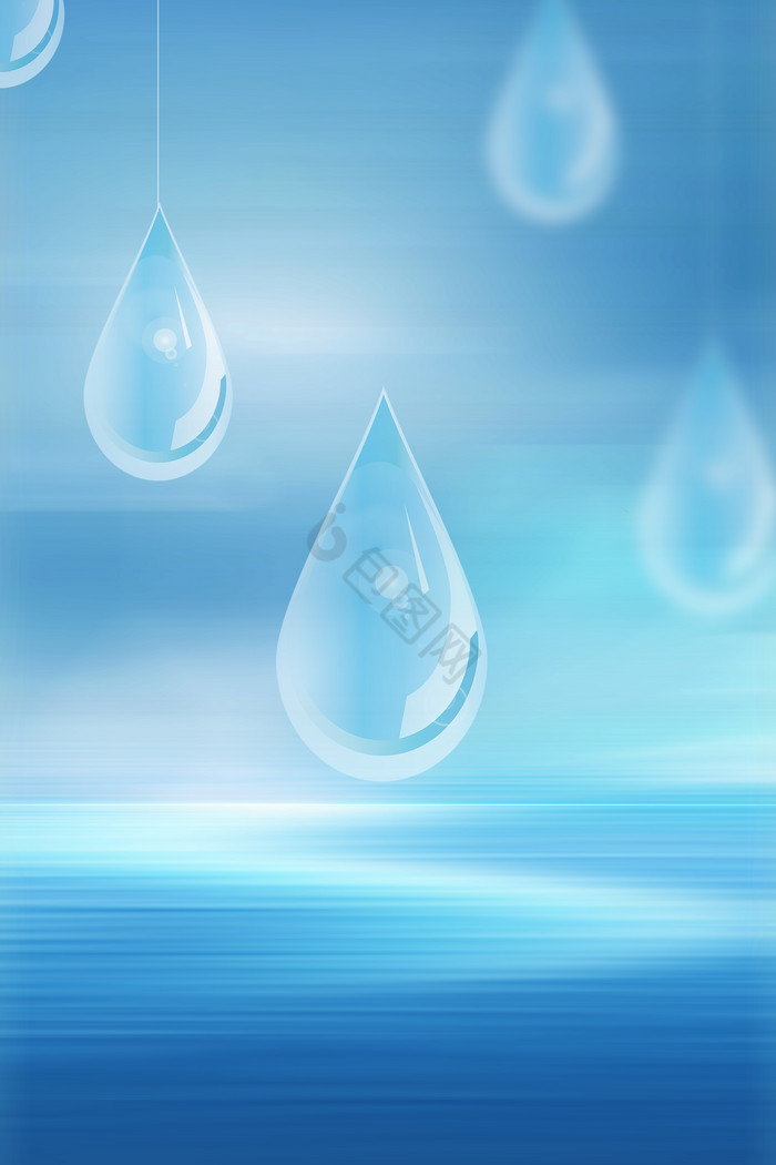 抽象雨水水滴节气图片