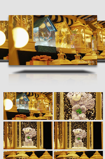 唯美礼品水晶灯装饰摆件空境实拍图片