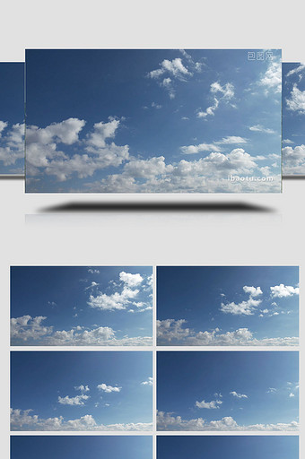 自然震撼天空实拍4K延时视频图片