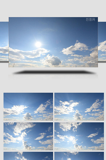 日出震撼大气太阳天空实拍4K延时视频图片