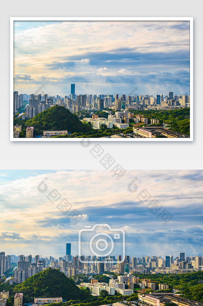 广西柳州城中区建筑群天际线图片图片