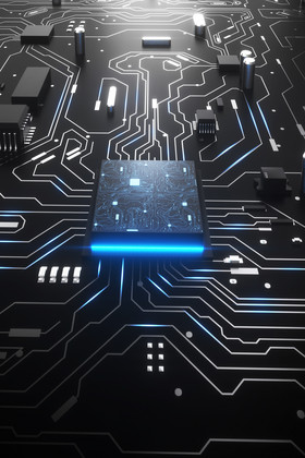 科技芯片电路板电路板科技芯片智能电路板质感纹理科技电路板科技热门