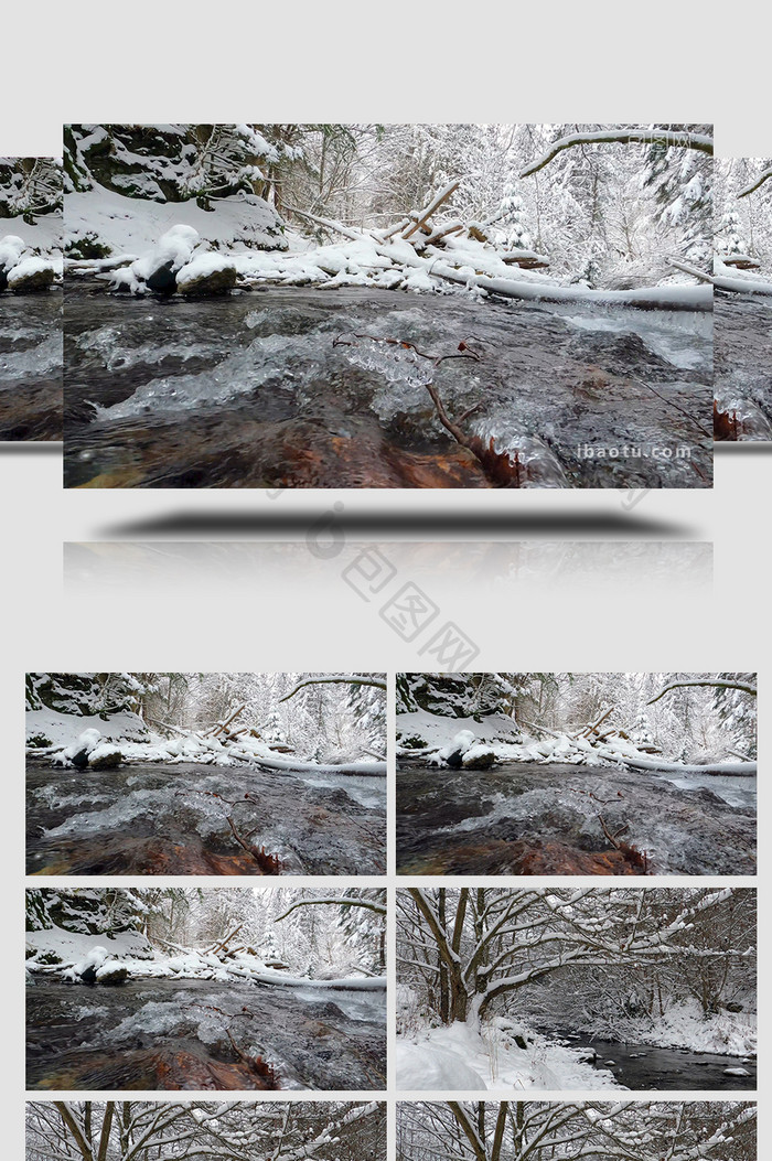 自然风景实拍唯美简约西岭雪山空镜头