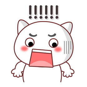 简约卡通惊吓纳闷表情包gif