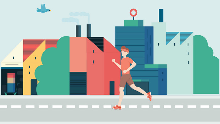 易用卡通类mg动画插画类体育运动类跑步aep格式【视频下载】-包图网