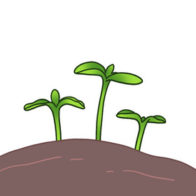 春天萌芽动图gif