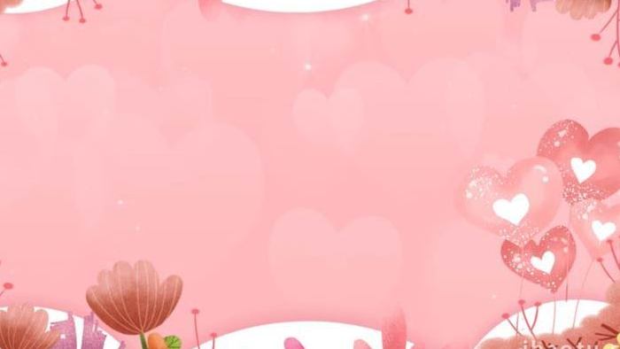 粉色浪漫温馨背景视频AE模板