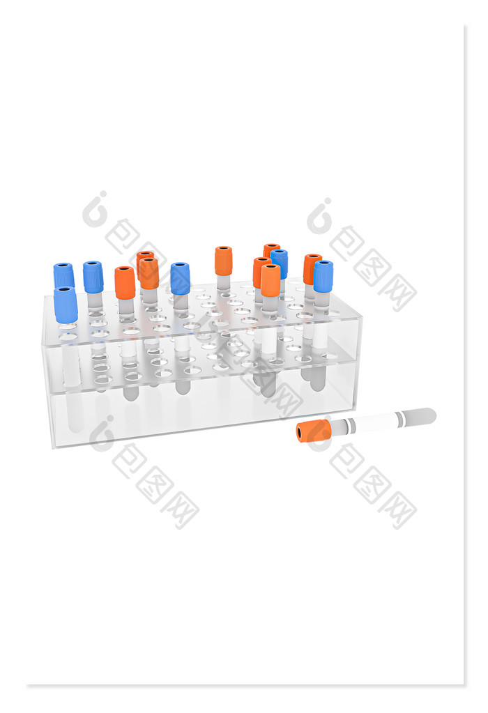 3D医学滴剂试管元素