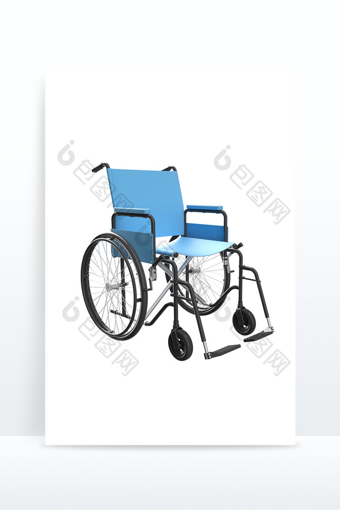 C4D医学医疗轮椅仪器助行器元素
