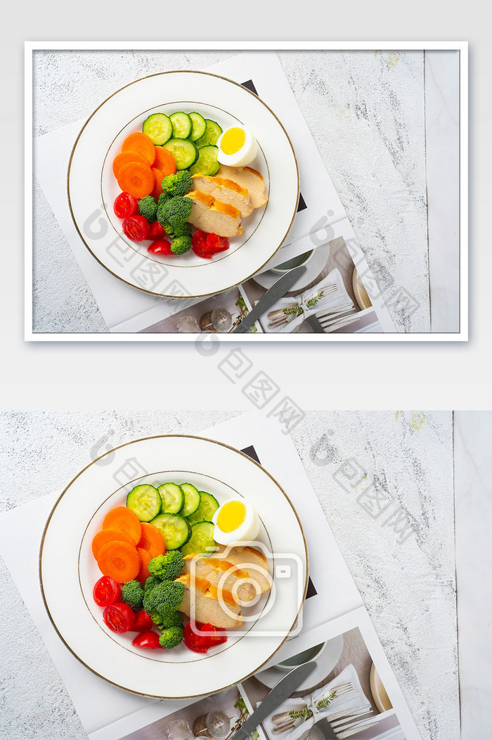 素食健身餐蔬菜食物