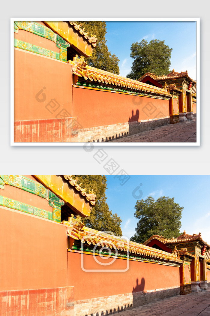 北京故宫中国风的建筑