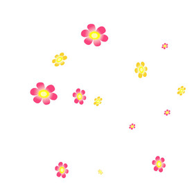 春天飞花元素花瓣飘落挂件动图GIF