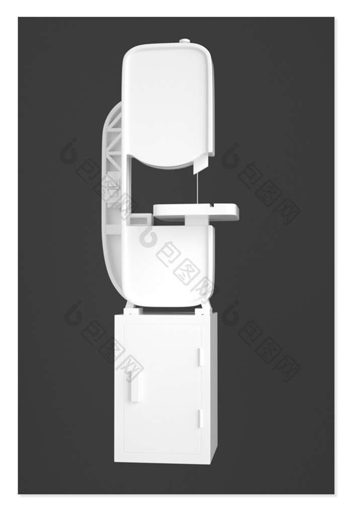 3D带锯劳动工具元素建模渲染