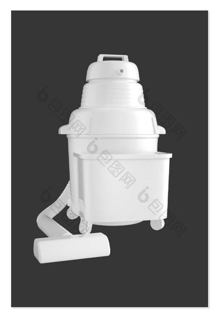 3D吸尘器元素建模渲染