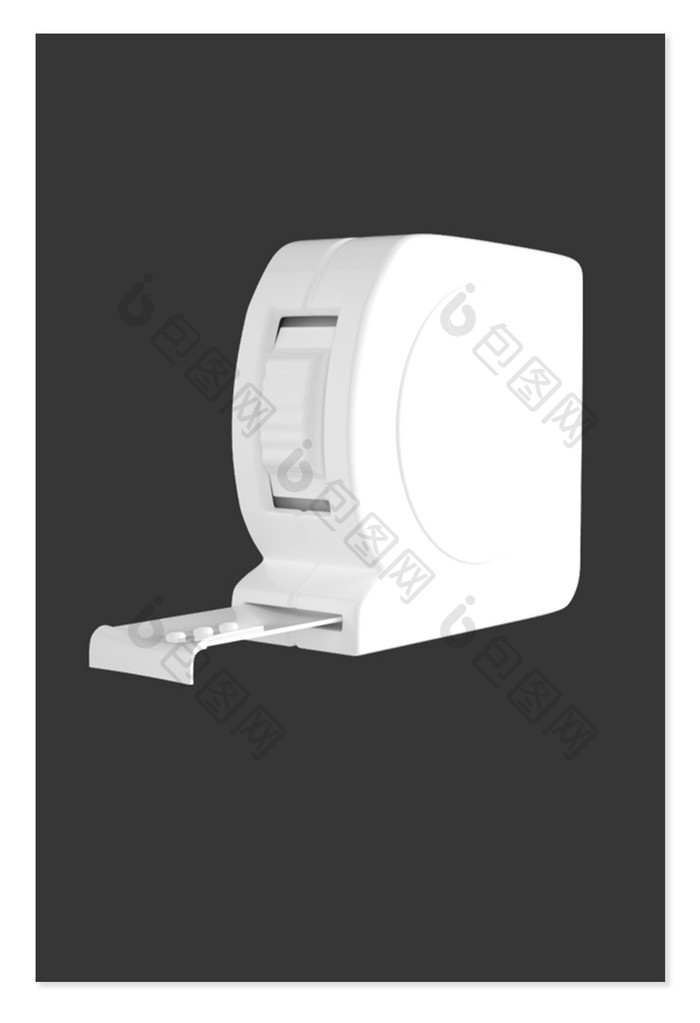 3D卷尺元素建模渲染