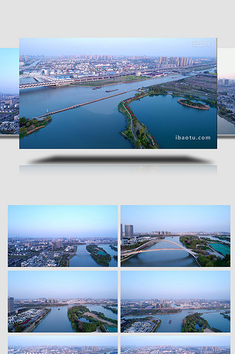 苏州城市风光吴中经济开发区航拍视频4k图片