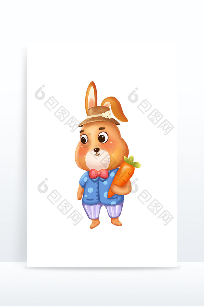 儿童节装饰玩具兔兔胡萝卜动物图片图片